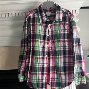 Gymboree Multicolor Plaid Button Down Shirt